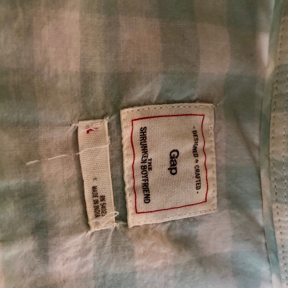 Gap Combination Gray Sweater And Button Down - image 8